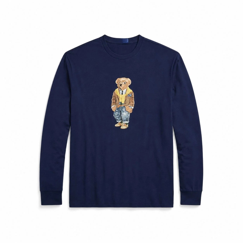 27 - Polo Bear Jersey T-Shirt Classic Fit Long Sleeve