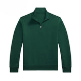 Double-Knit Mockneck Pullover