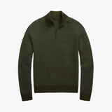 Washable Wool Quarter-Zip Sweater