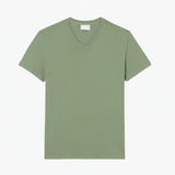 Lightweight Cotton Pima V Neck T-shirt