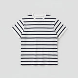 Striped Jersey Crewneck T-Shirt