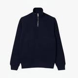 Zip-Up High Neck Sweatshirt