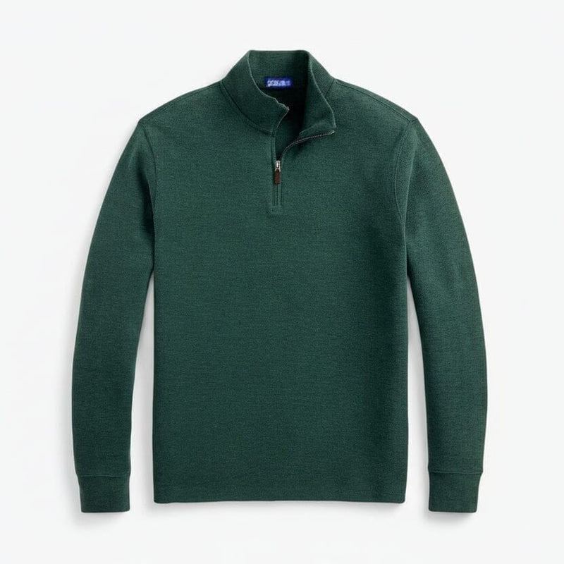 09 - Estate-Rib Quarter-Zip Pullover