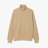 Zip-Up High Neck Sweatshirt