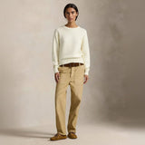 Polo Bear Cotton Crewneck Sweater