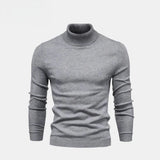 12 - Turtleneck Cable-Knit Wool Knit Sweater