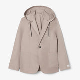 Twill Blazer with Hood
