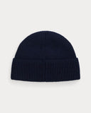 Polo Bear Ribbed Knit Hat