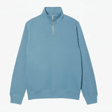 Zip-Up High Neck Sweatshirt