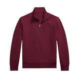 Double-Knit Mockneck Pullover
