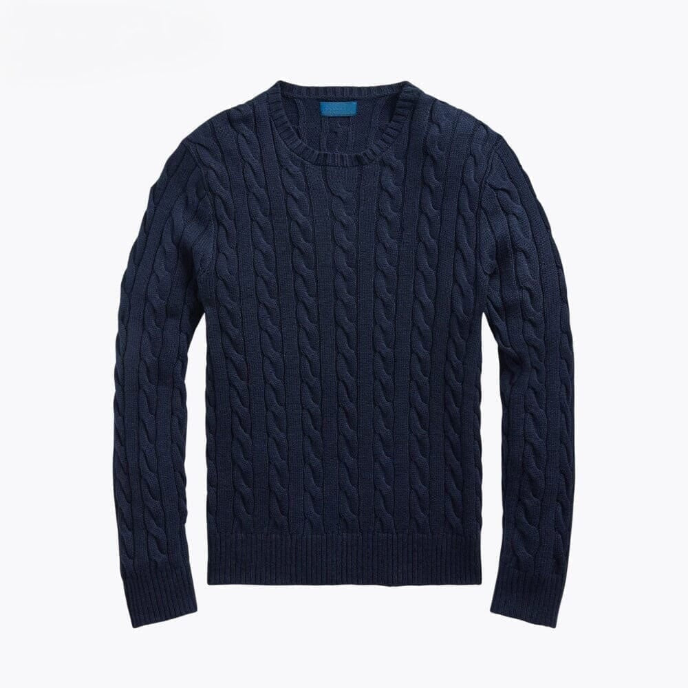 03 - Cable-Knit Cotton Jumper