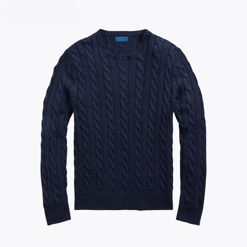 03 - Cable-Knit Cotton Jumper