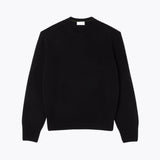 Carded Wool Crew Neck Sweater
