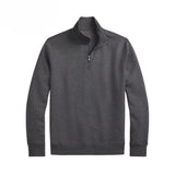 Double-Knit Mockneck Pullover