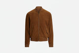 Suede Bomber Jacket