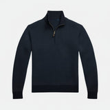 Washable Wool Quarter-Zip Sweater