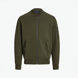Double-Knit Bomber Jacket