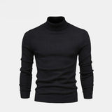 12 - Turtleneck Cable-Knit Wool Knit Sweater