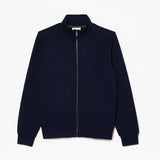 Zip-Up High Neck Fleece Sweatshirt
