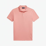 Custom Slim Fit Stretch Mesh Polo Shirt