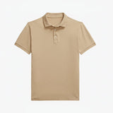 Custom Slim Fit Stretch Mesh Polo Shirt