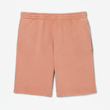 Washed Effect Cotton Fleece Shorts