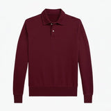 Loopback Fleece Collared Sweatshirt