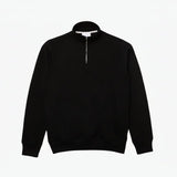 Zip-Up High Neck Sweatshirt