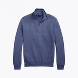Mesh-Knit Cotton Quarter-Zip Sweater