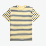 Striped Jersey Crewneck T-Shirt