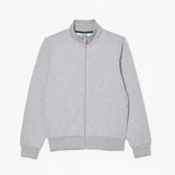 Zip-Up High Neck Fleece Sweatshirt