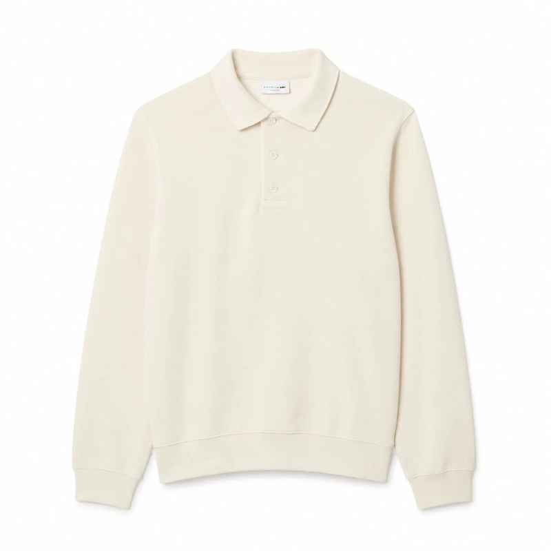 24 -  Men's Classic Fit Long-Sleeve Polo Shirt