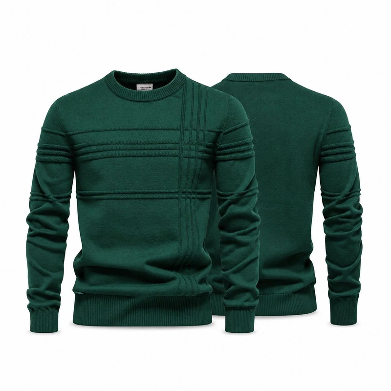 26 - Modern Rundhals-Strickpullover